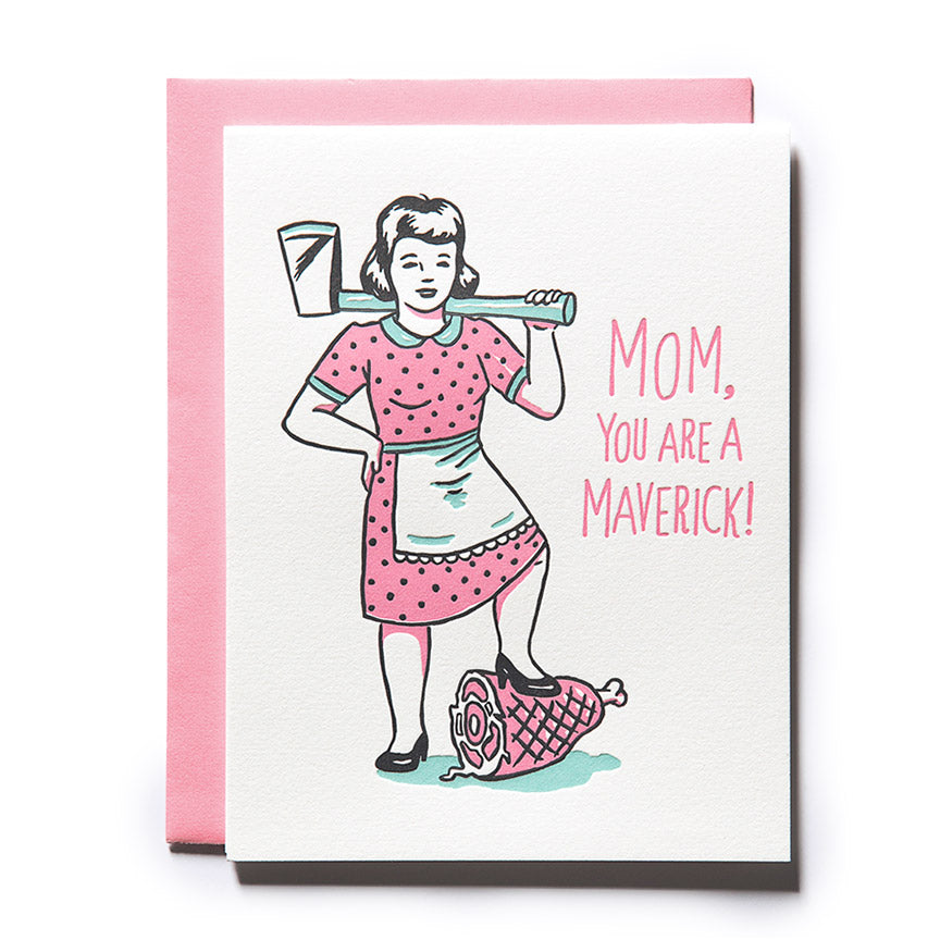 Maverick Mom Card