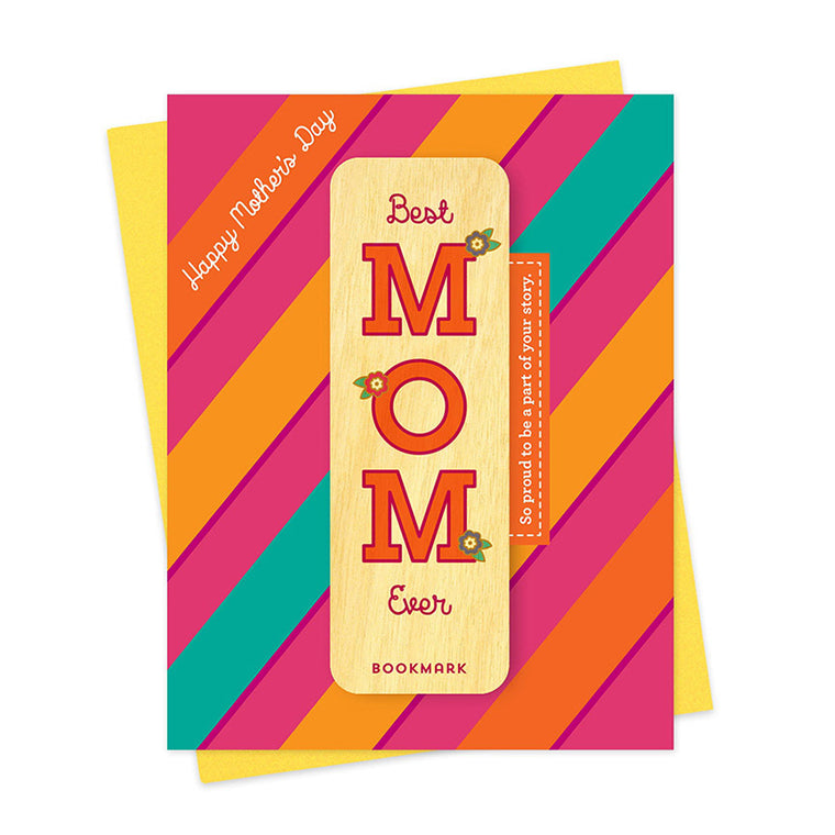 Best Mom Ever Bookmark Card