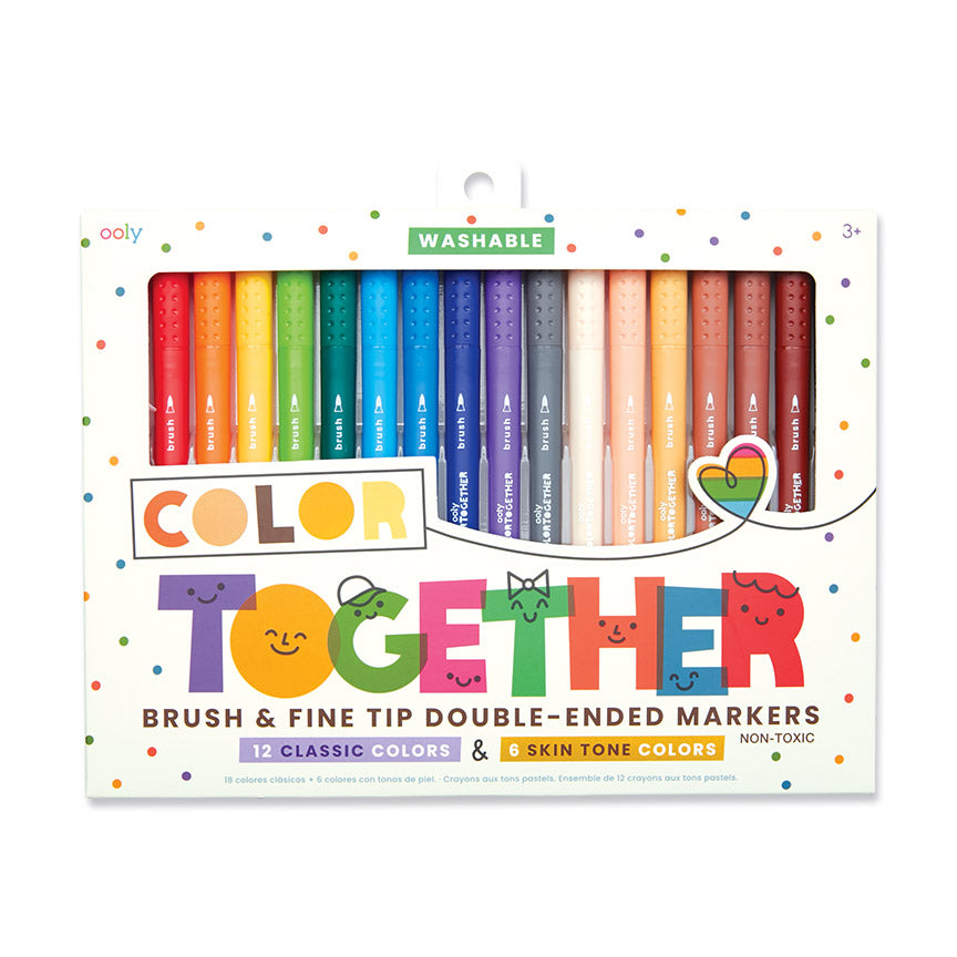 Color Together Double-Ended Washable Markers (Set of 18) - Leanna Lin's Wonderland