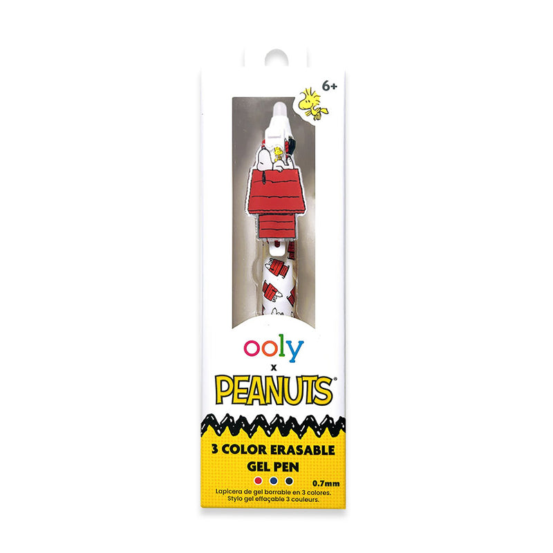 OOLY x Peanuts: 3 Color Erasable Gel Pen