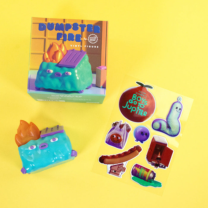 GlanderCo Dumpster Fire Vinyl Figure