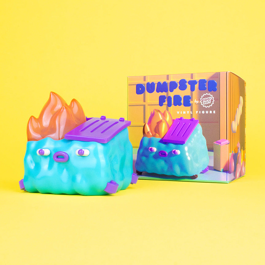GlanderCo Dumpster Fire Vinyl Figure