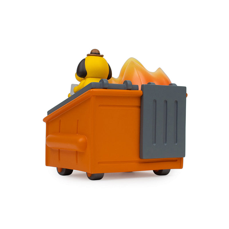 This is Fine Dumpster Fire Vinyl Figure