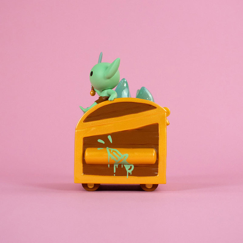 Wizard of Barge Dumpster Fire Vinyl Figure