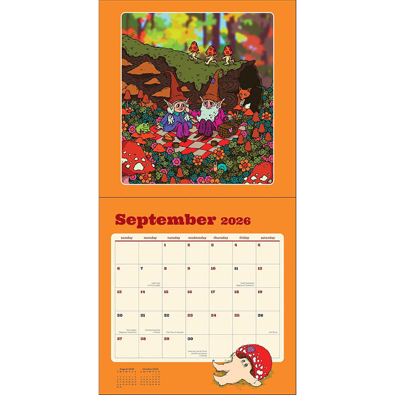 Autumnalwood 2026 Wall Calendar