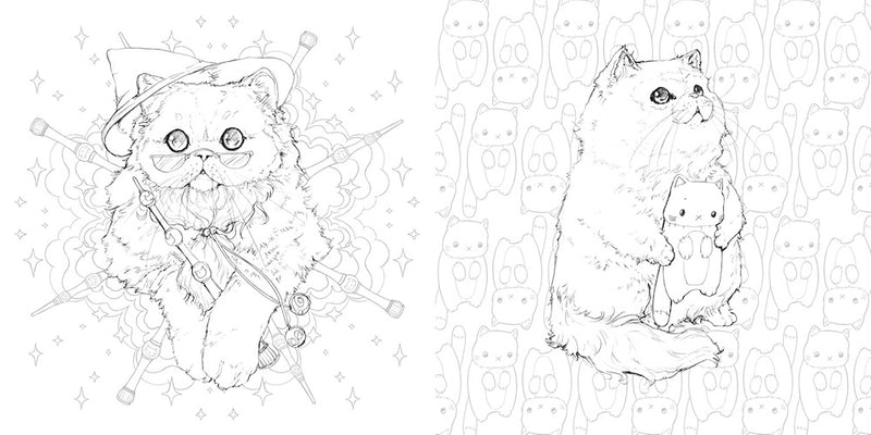 Pop Manga Catitude Coloring Book