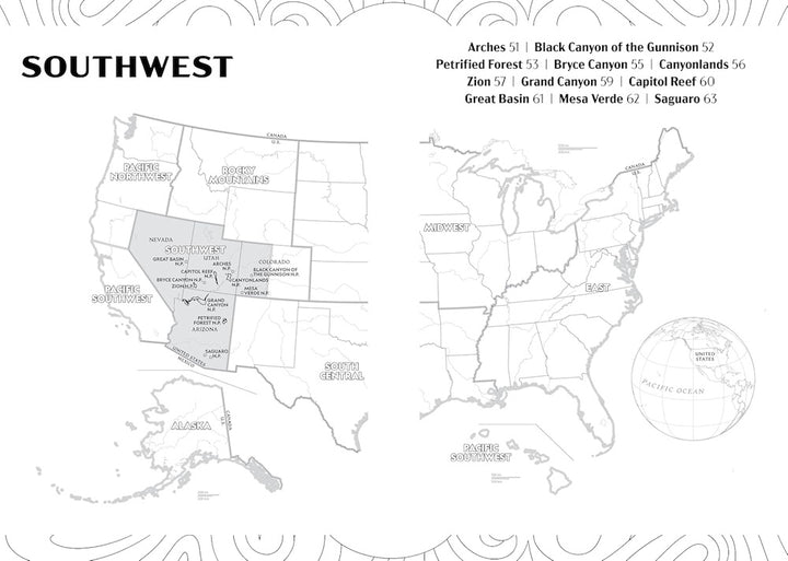The National Parks Coloring Book