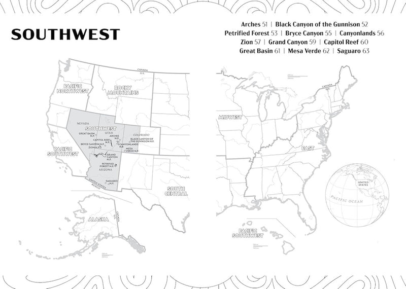 The National Parks Coloring Book