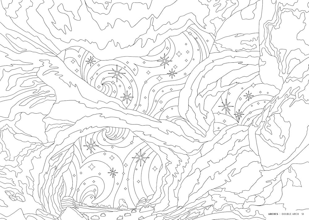 The National Parks Coloring Book
