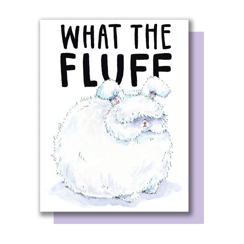 What The Fluff Bunny Card