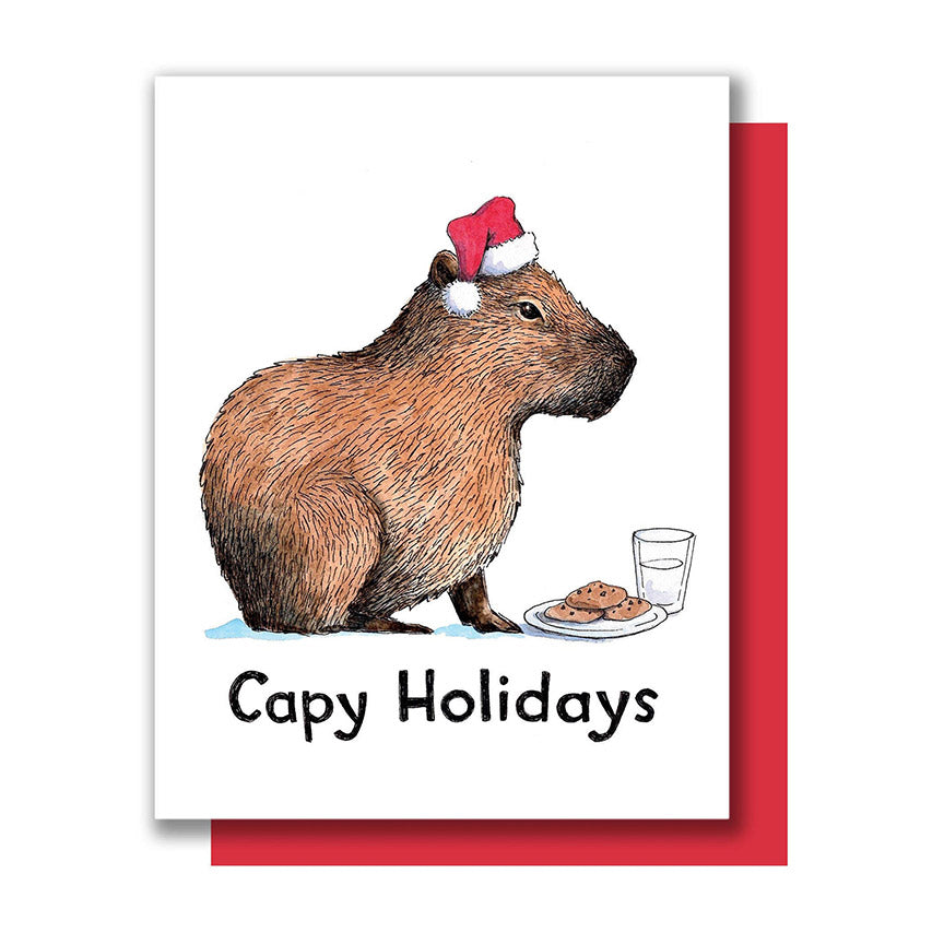 Capy Holidays Card