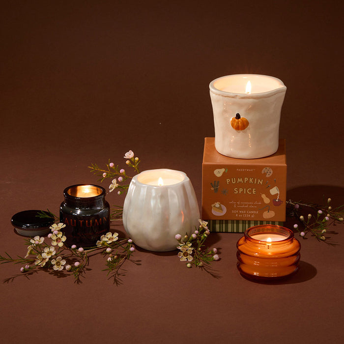 Pearl Pumpkin 9 oz. (Sweet) Ceramic Candle
