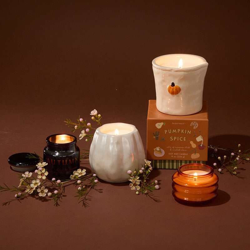 Pearl Pumpkin 9 oz. (Sweet) Ceramic Candle