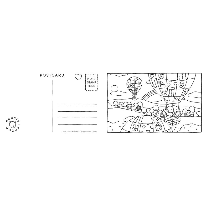 Greetings from Bobbie Goods Postcard Coloring Book