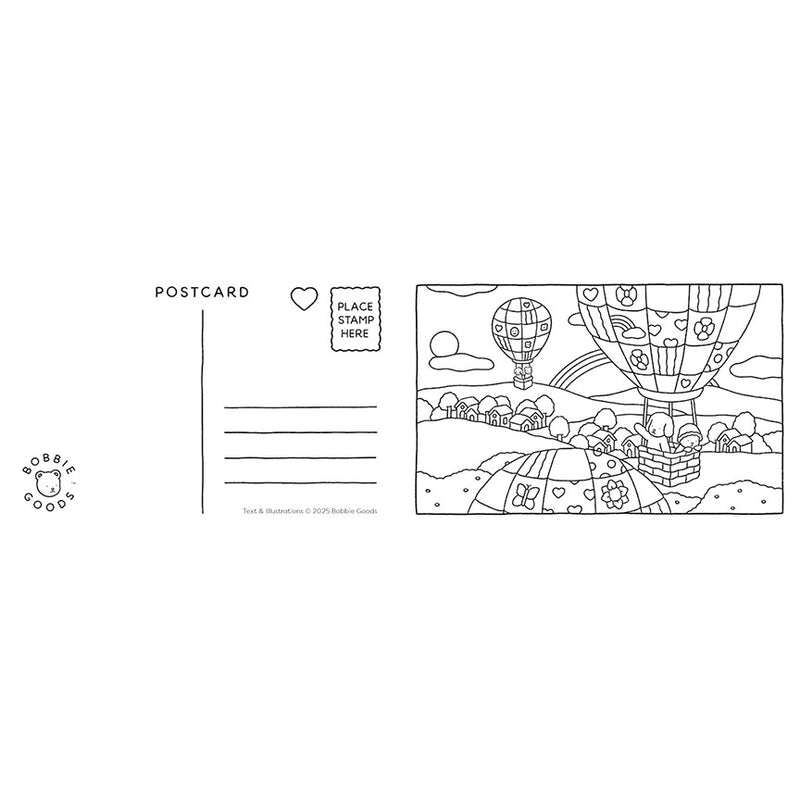 Greetings from Bobbie Goods Postcard Coloring Book