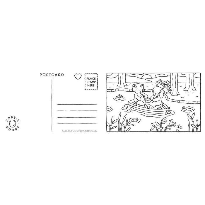 Greetings from Bobbie Goods Postcard Coloring Book