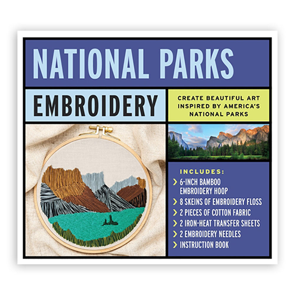 National Parks DIY Embroidery Kit - Leanna Lin's Wonderland
