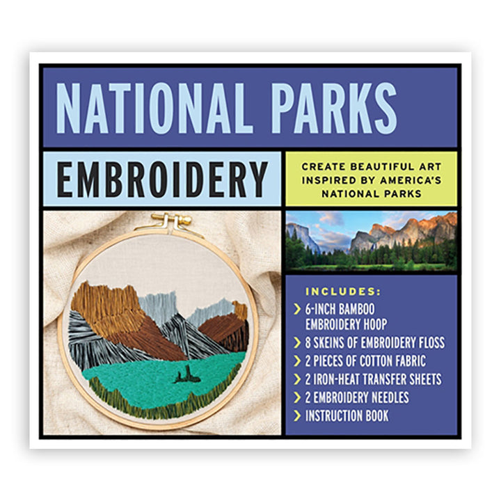 National Parks DIY Embroidery Kit - Leanna Lin&