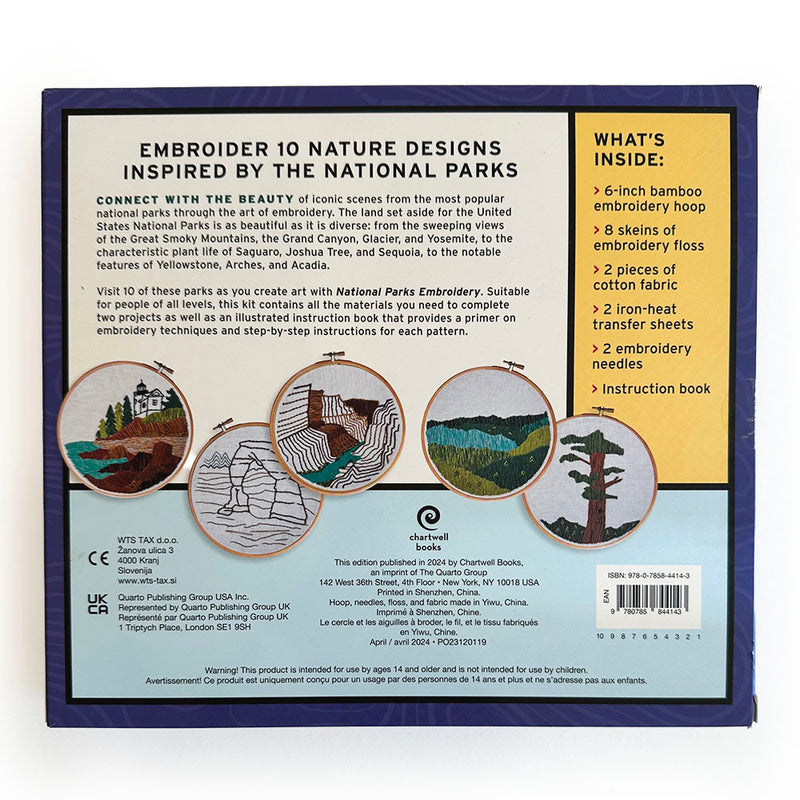 National Parks DIY Embroidery Kit