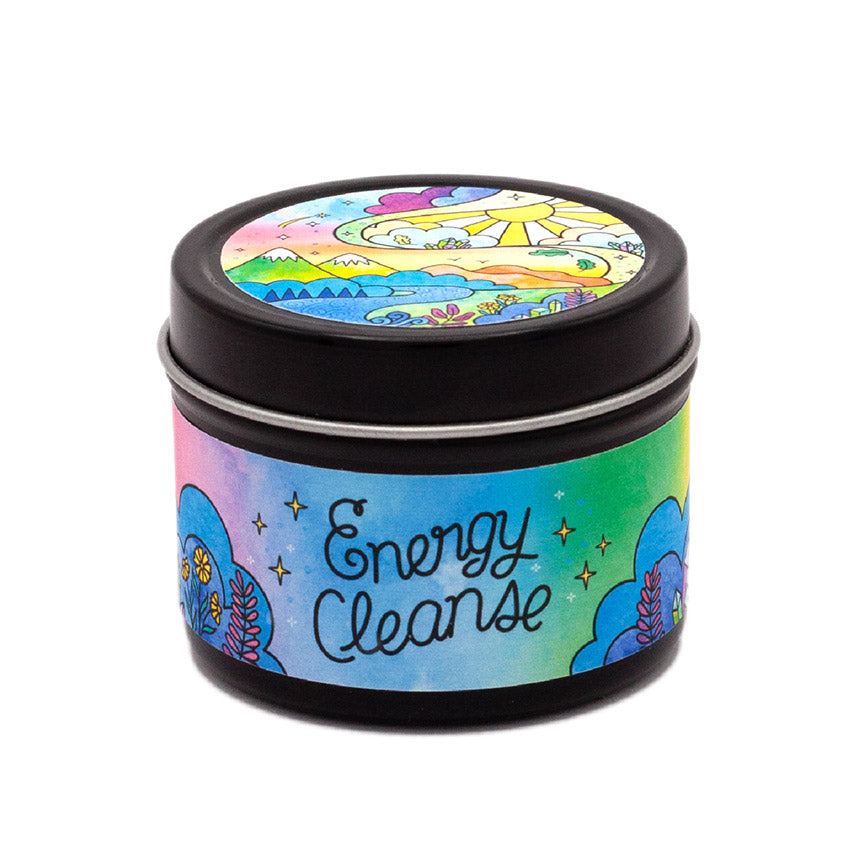Energy Cleanse 2 oz. Aromatherapy Candle: Citrus & Herb - Leanna Lin's Wonderland