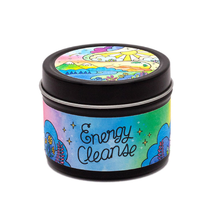 Energy Cleanse 2 oz. Aromatherapy Candle: Citrus &amp; Herb - Leanna Lin&