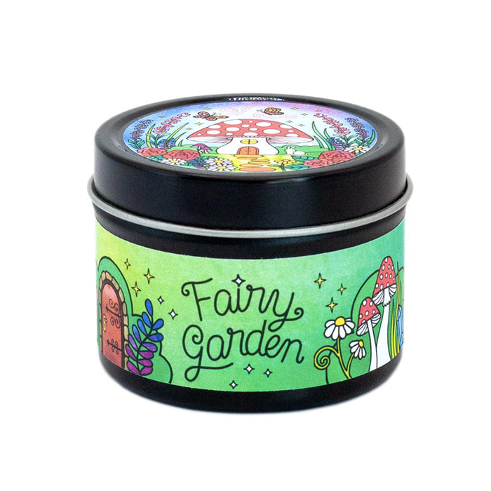 Fairy Garden 2 oz. Aromatherapy Candle: Lemongrass + Ylang Ylang - Leanna Lin's Wonderland