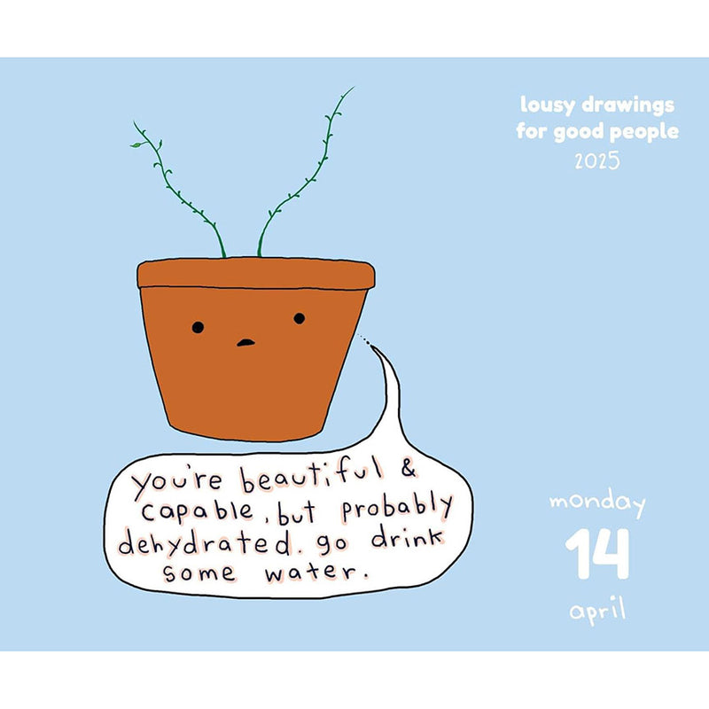 2025 Lousy Drawings for Good People Daily Calendar