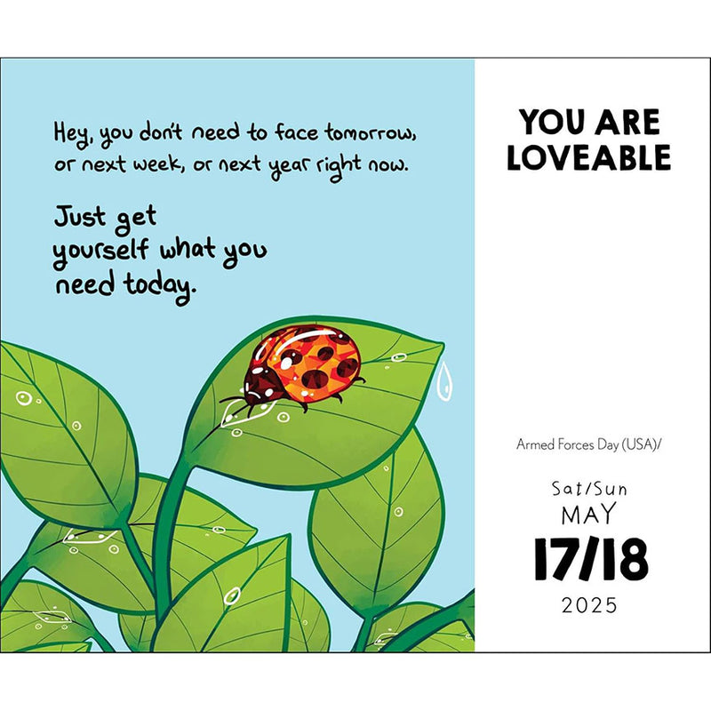 2025 You Are Loveable Daily Calendar