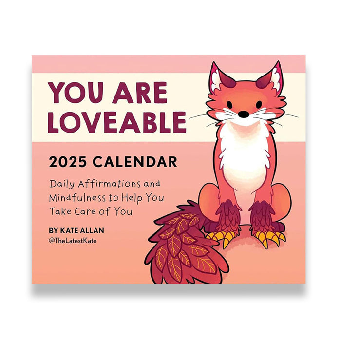 2025 You Are Loveable Daily Calendar