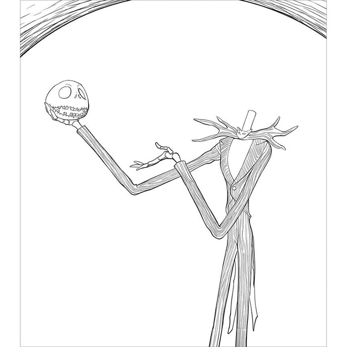 Nightmare Before Christmas Glow-in-the-Dark Coloring Book