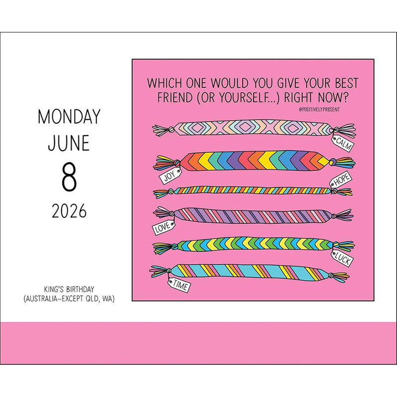 Ready For It! 2026 Positively Present Daily Calendar
