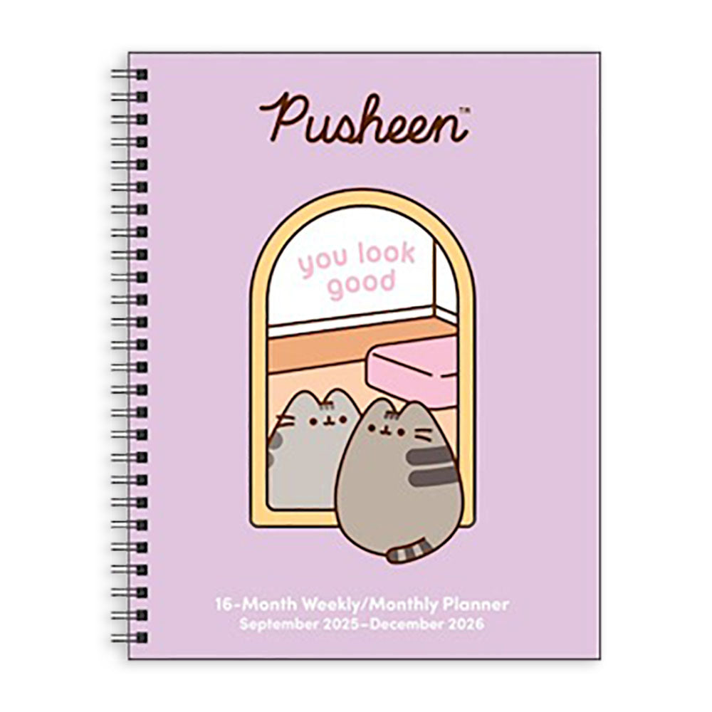 2025-2026 Pusheen You Look Good 16-Month Weekly/Monthly Planner