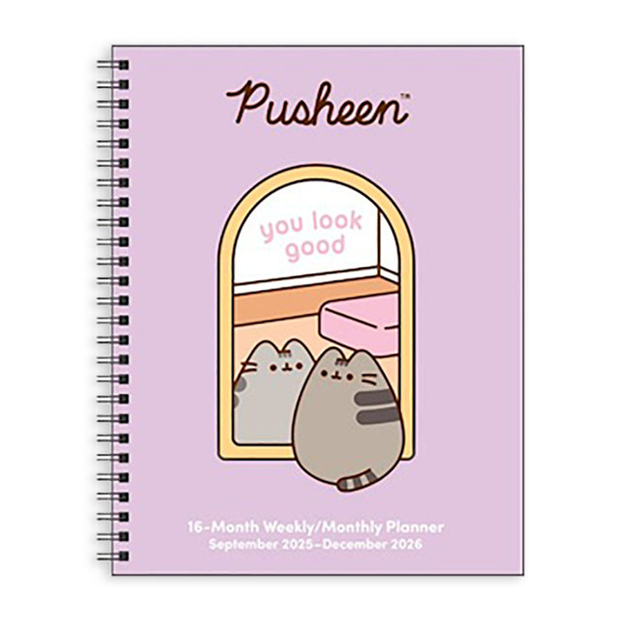 2025-2026 Pusheen You Look Good 16-Month Weekly/Monthly Planner