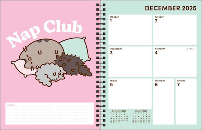 2025-2026 Pusheen You Look Good 16-Month Weekly/Monthly Planner