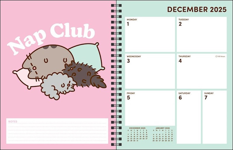 2025-2026 Pusheen You Look Good 16-Month Weekly/Monthly Planner