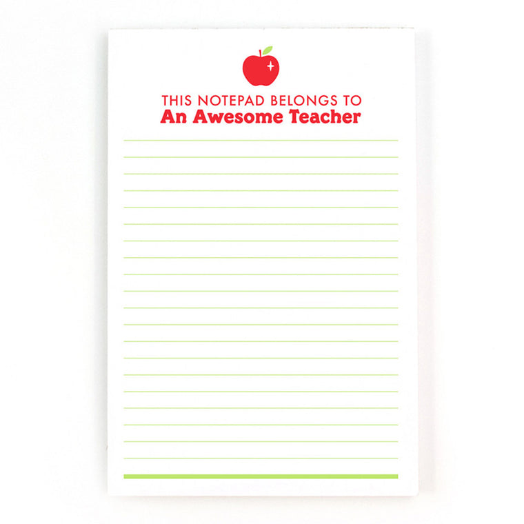 Awesome Teacher Notepad