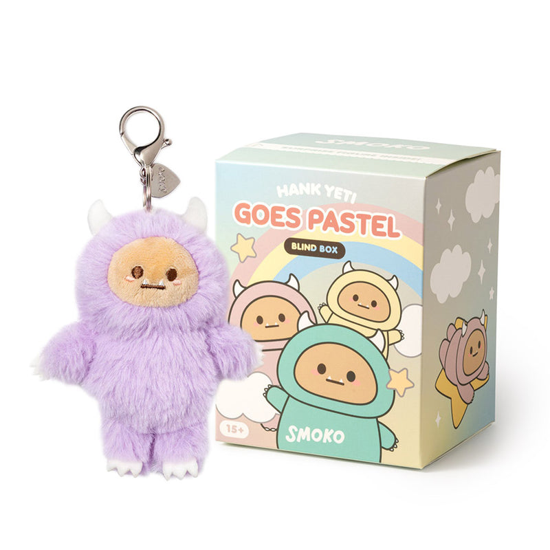 Pastel Hank Yeti Plush Keychain Blind Box