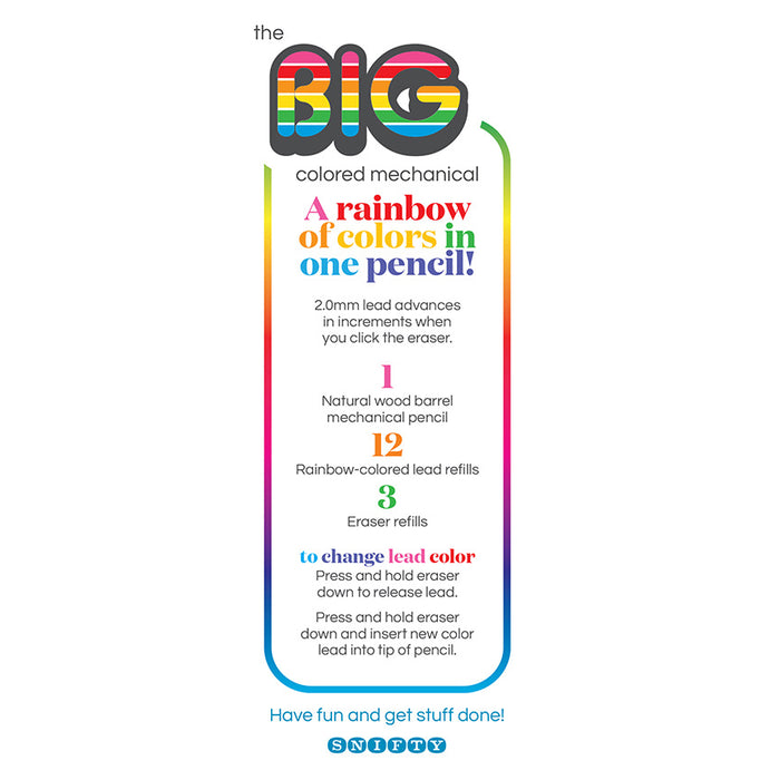 BIG Jumbo Colored Mechanical Pencil