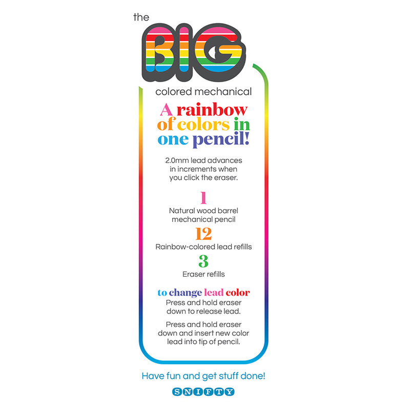 BIG Jumbo Colored Mechanical Pencil