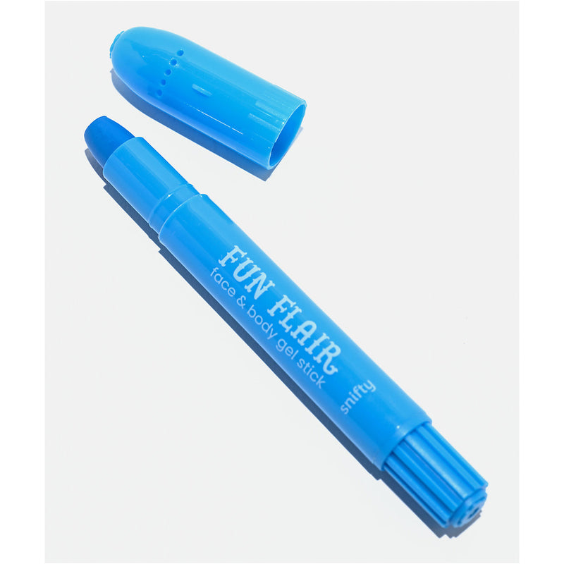 Fun Flair Non-Toxic Face & Body Color Gel Sticks (Set of 12)
