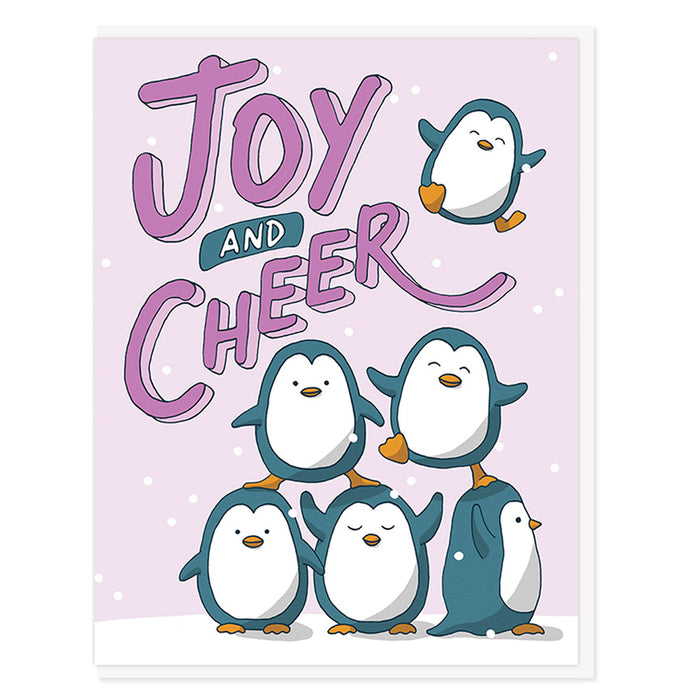Penguin Pyramid (Boxed Set of 8) Holiday Cards