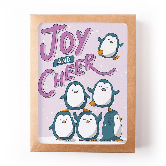 Penguin Pyramid (Boxed Set of 8) Holiday Cards