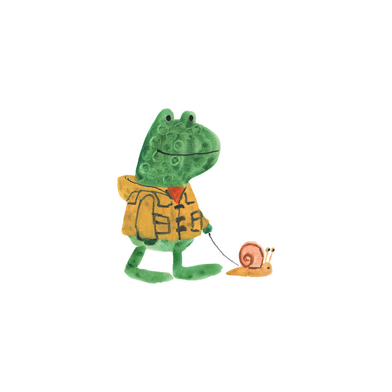 Frog & Snail Tattoo Pair