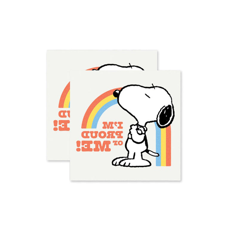 Proud Snoopy Tattoo Pair