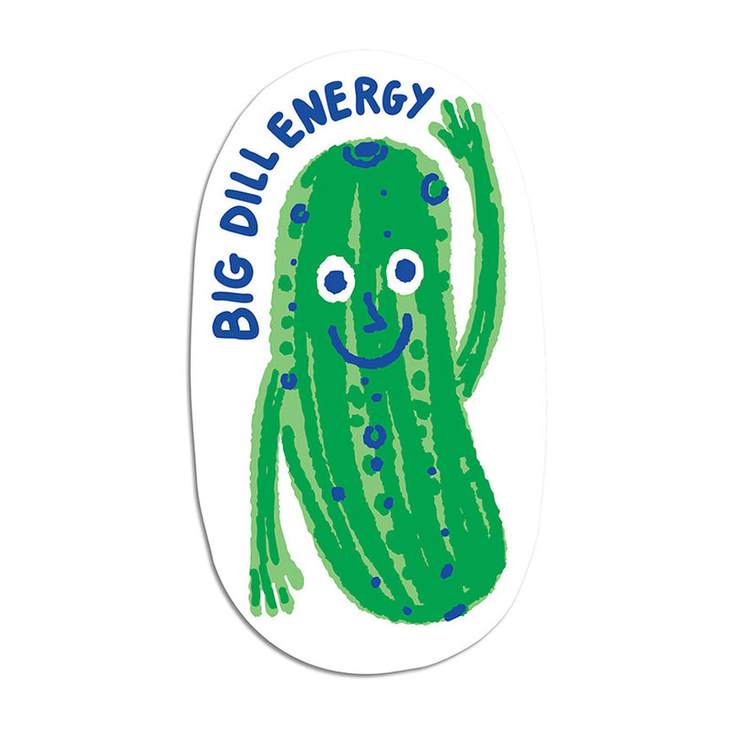 Pickle Big Dill Energy Vinyl Sticker