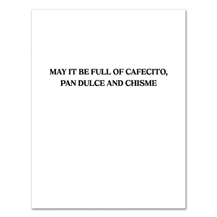 Cafecito Holidays Con Chisme Feliz Navidad Card