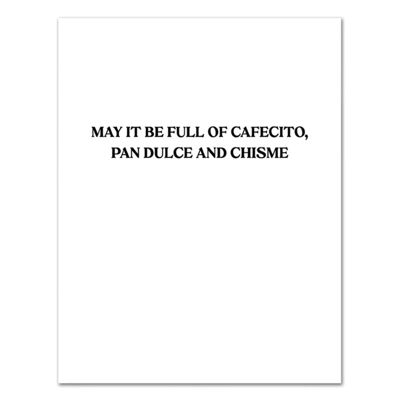 Cafecito Holidays Con Chisme Feliz Navidad Card