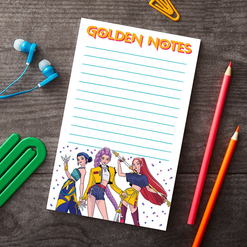 K-Pop Golden Notepad