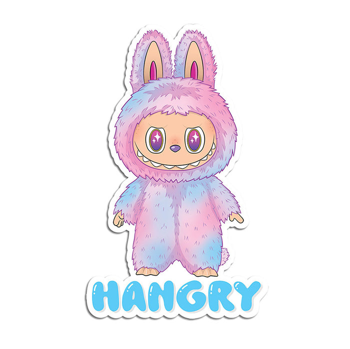 Labubu Hangry Vinyl Sticker - Leanna Lin's Wonderland