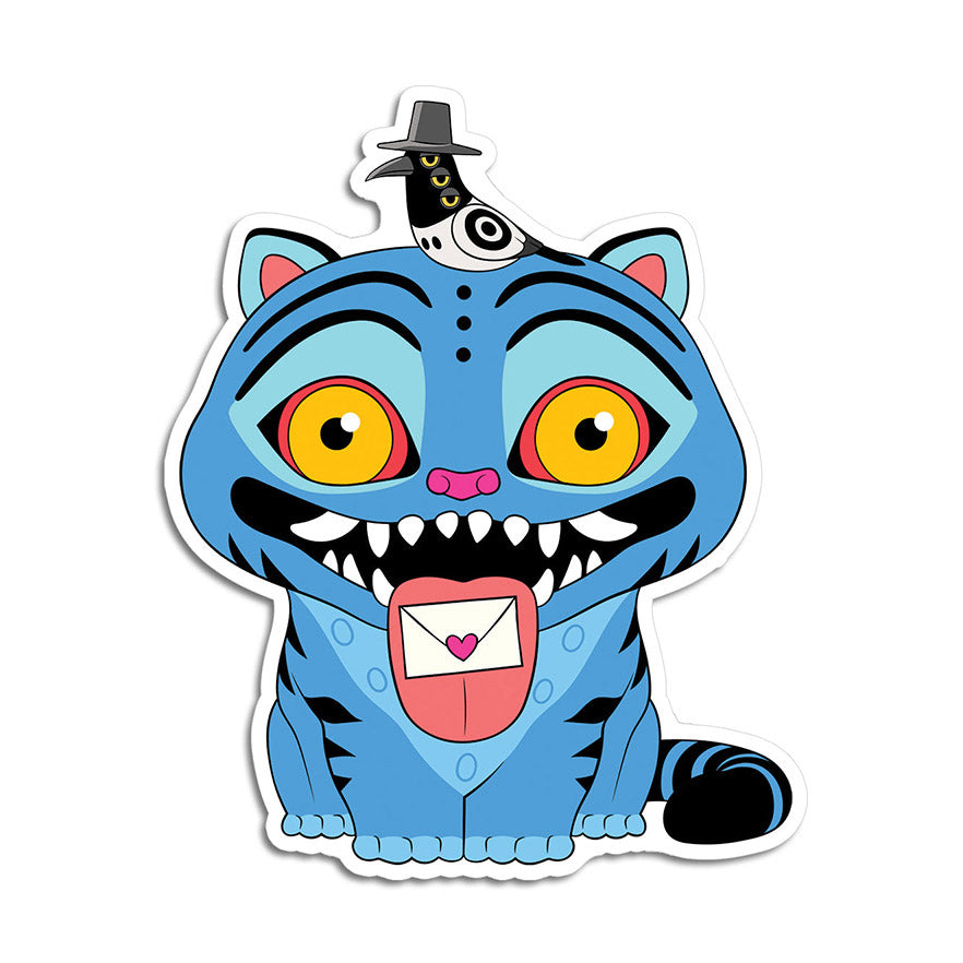 K-Pop Tiger Vinyl Sticker